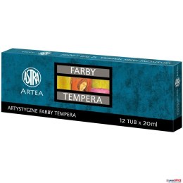 Farby tempera Astra 12 kolorów - 20 ml, 83414900 Astra