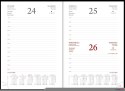 Kalendarz Vivella A5 dzienny p. biały Nr kat. 216 A5DB czarny 2024 WOKÓŁ NAS Wokół Nas