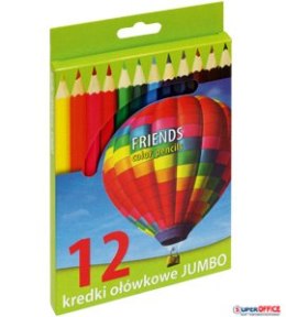 Kredki ołówkowe JUMBO, 12 kolorów 170-1370 Fiorello