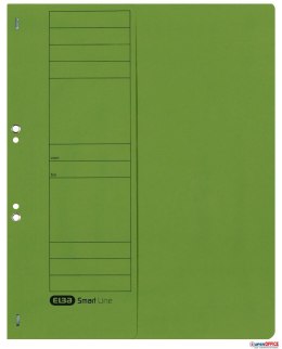 Skoroszyt kartonowy ELBA 1/2 A4, oczkowy, zielony, 100551879 Elba
