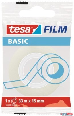 Taśma biurowa TESA BASIC 15x33m 58542-0000-00 Tesa