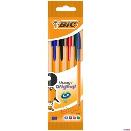 Długopis BIC Orange Original Fine mix AST, blister 4szt, 8308541 Bic