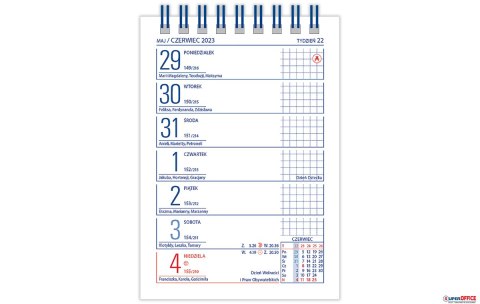 Kalendarz biurowy MINI ZODIAK 2024 (H7) TELEGRAPH Telegraph