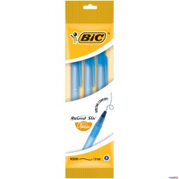 Długopis BIC Round Stic Classic niebieski, blister 3szt, 9021522 Bic