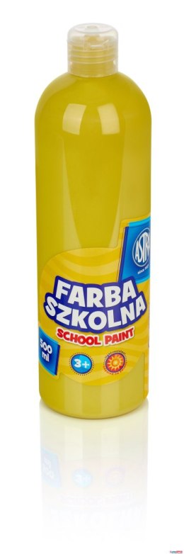 Farba szkolna Astra 500 ml - żółta, 83410903 Astra