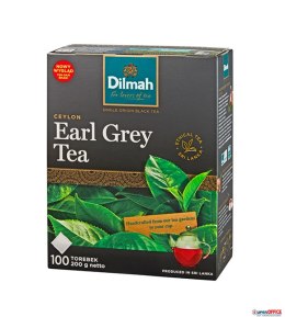 Herbata DILMAH EARL GREY 100 torebek x2g czarna bez zawieszki Dilmah