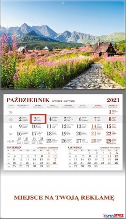 Kalendarz jednodzielny 2024 Nr kat. KS056B -TATRY WOKÓŁ NAS Wokół Nas