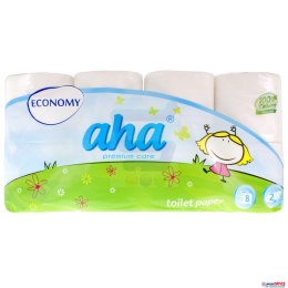 Papier toaletowy AHA SMART (8rolek) biały Aha