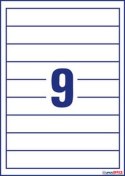 Etykiety na segregatory z okienkami, A4, 25 ark.,/op., 30 x 190 mm, białe, wąskie, AVERY ZWECKFORM, C32266-25 Avery Zweckform