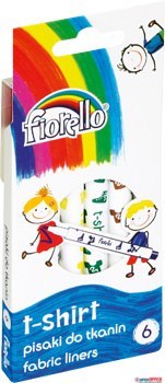 Pisaki T-SHIRT FIORELLO GR-F125, 6 kolorów 160-2038 Fiorello