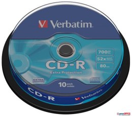 Płyta CD-R VERBATIM CAKE(10) Extra Protection 700MB x52 43437 Verbatim