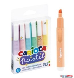 Zakreślacz pastelowy CARIOCA 6 kolorów 160-2224 Carioca