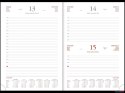 Kalendarz Vivella B5 dzienny p. biały Nr kat. 216 B5DB czerwony 2024 WOKÓŁ NAS Wokół Nas