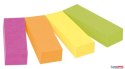 Znaczniki POST-IT (670-4-POP), papier, 12,7x44,4mm, 4x50 kart., zawieszka, mix kolorów Post-It 3M