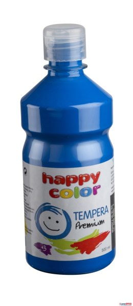 Farba tempera Premium 500ml, niebieski, Happy Color HA 3310 0500-3 Happy Color