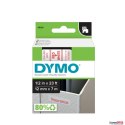 Taśma DYMO D1 - 12 mm x 7 m, czerwony / biały S0720550 do drukarek etykiet Dymo