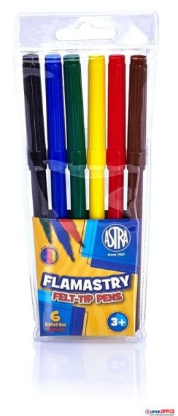 Flamastry Astra CX - 6 kolorów, 314116002 Astra