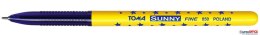 Długopis w gwiazdki SUNNY z końcówką 0,7mm, niebieski TO-050 Toma Toma