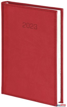 Kalendarz Vivella B5 tygodniowy z notesem p. biały Nr kat. 216 B5TNB czerwony 2024 WOKÓŁ NAS Wokół Nas