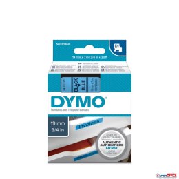 Taśma DYMO D1 - 19 mm x 7 m, czarny / niebieski S0720860 do drukarek etykiet (X) Dymo