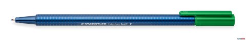 Długopis triplus ball, F, zielony, Staedtler S 437 F-5 Staedtler