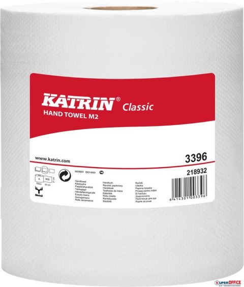 Ręczniki w roli KATRIN CLASSIC M2 150, 3396, opakowanie: 6 rolek Katrin
