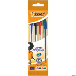 Długopis BIC Cristal Original mix AST, blister 4szt, 8308621 Bic