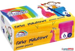 Farby plakatowe, 6 kolorów FIORELLO 170-1869 Fiorello