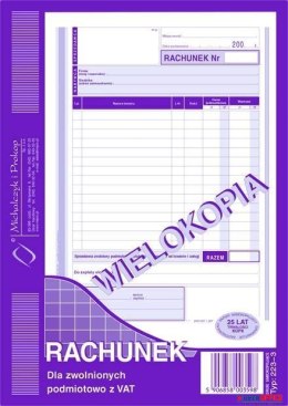 223-3 Rachunek A5 dla zw.z VAT (pion) wielokopia MICHALCZYK i PROKOP Michalczyk i Prokop