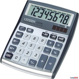 Kalkulator biurowy CITIZEN CDC-80WB, 8-cyfrowy, 135x105mm, szary CITIZEN