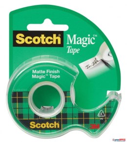 Taśma biurowa SCOTCH Magic (890 8-1975), matowa, z dyspenserem, 19mm, 7, 5m Scotch 3M