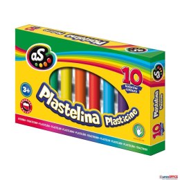 Plastelina AS 10 kolorów, 303219002 As