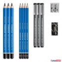 Zestaw Design Journey: 7 x ołówek Lumograph, 3 x pisak 308, temperówka, gumka, Staedtler S 61 100 Staedtler