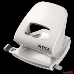 Dziurkacz duży metalowy Leitz Style, biały, 10 lat gwarancji, 30 kartek 50060004 Leitz