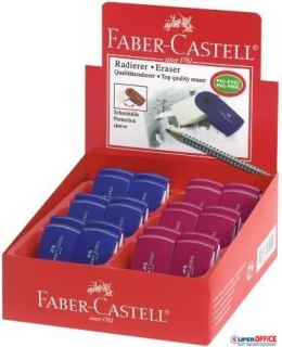 Gumka SLEEVE mini czer/nieb FC182411 FABER CASTELL (X) Faber-Castell