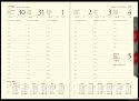 Kalendarz Vivella B5 tygodniowy z notesem p. biały Nr kat. 216 B5TNB granat 2024 WOKÓŁ NAS Wokół Nas