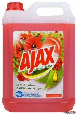 AJAX Płyn do czyszczenia uniwersalny 5l Czerwony Polne kwiaty 709383 Ajax